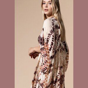 Sienna Sunset Tie-Dye Kimono
